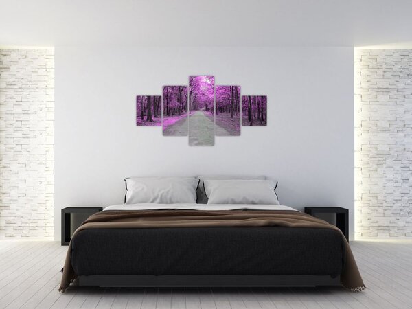 Obraz - Cesta parkem (125x70 cm)