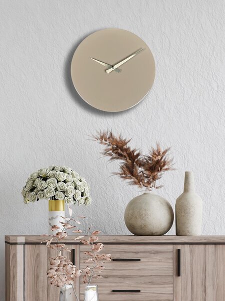 Nástěnné hodiny Silve (cappuccino). Akce -25%