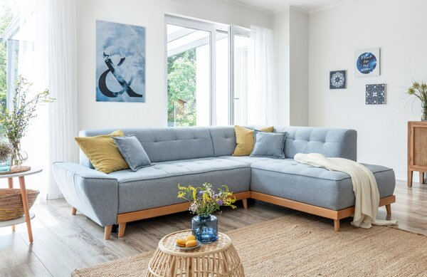 -25 % Dny MOMENTI– Miuform Rozkládací pohovka Dazzling Daisy 253 cm, pravá