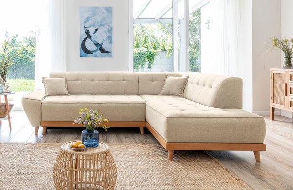 -25 % Dny MOMENTI– Miuform Rozkládací pohovka Dazzling Daisy 253 cm, pravá
