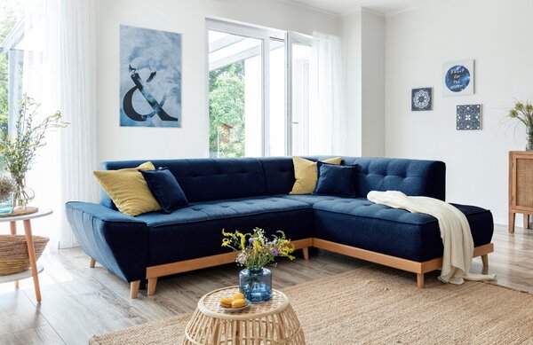 -25 % Dny MOMENTI– Miuform Rozkládací pohovka Dazzling Daisy 253 cm, pravá