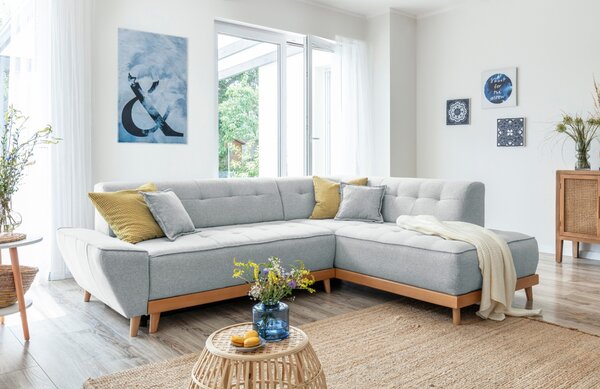-25 % Dny MOMENTI– Miuform Rozkládací pohovka Dazzling Daisy 253 cm, pravá