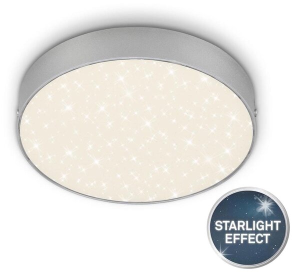 Briloner 7073-414 -LED Stropní svítidlo STAR SKY LED/16W/230V pr. 21 cm stříbrná