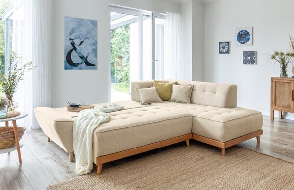 -25 % Dny MOMENTI– Miuform Rozkládací pohovka Dazzling Daisy 253 cm, pravá