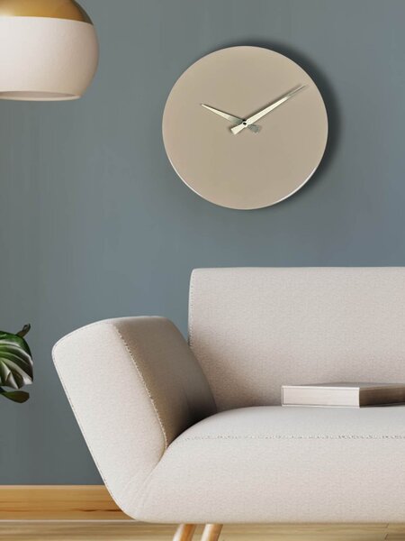 Nástěnné hodiny Silve (cappuccino). Akce -25%