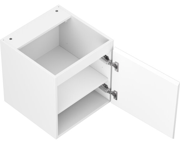 Mexen Rivel, koupelnová skříňka 45 cm, 1 dvířka, s drážkami, bílá matná, 91A21-04547-1-BF01