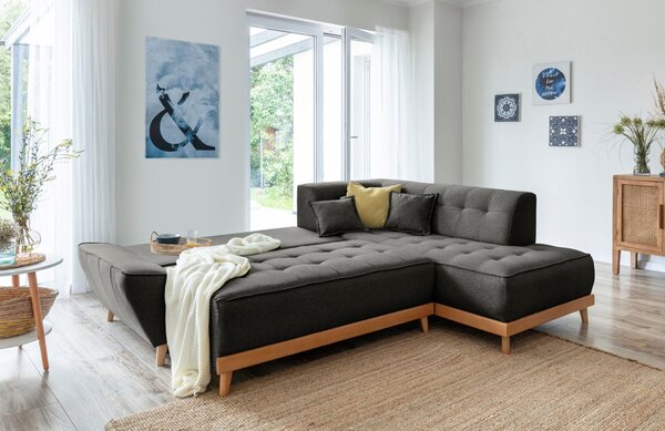 -25 % Dny MOMENTI– Miuform Rozkládací pohovka Dazzling Daisy 253 cm, pravá