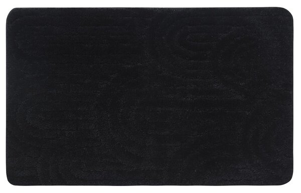 Aqualine Aqualine, RIST koupelnová předložka, 50x80cm, 100% polyester, protiskluz, černá, NI8591