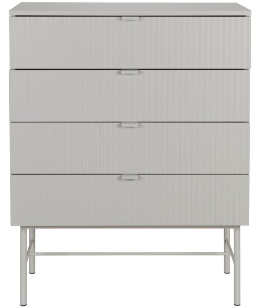 White Label Šedá komoda WLL CAYO 79 x 40 cm
