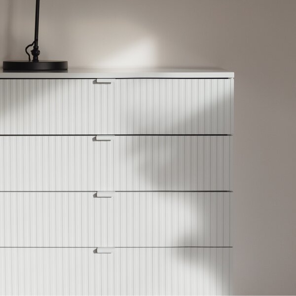 White Label Šedá komoda WLL CAYO 79 x 40 cm