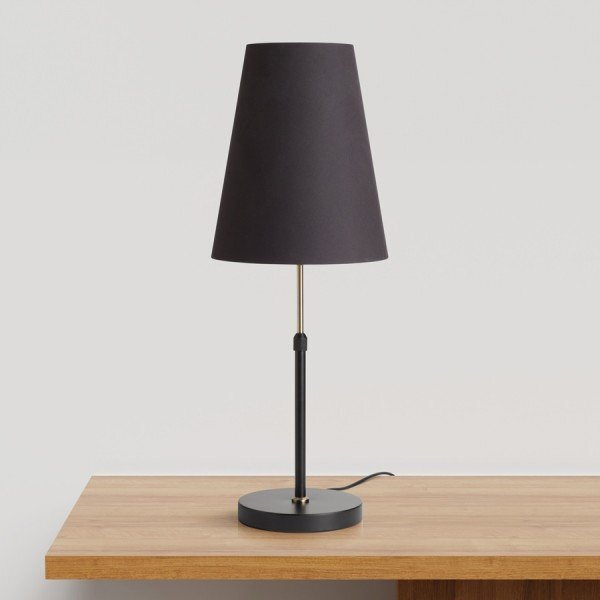 EMMETT stolní podstavec černá staromosazná 230V E27 15W - RED - DESIGN RENDL