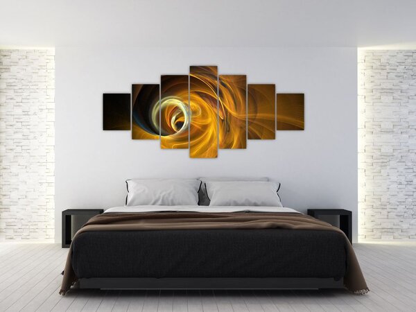Obraz - Abstrakce v pohybu (210x100 cm)