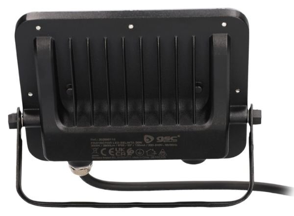 Prémiový ultratenký LED reflektor šedý 30W 2600lm, teplá barva světla, 3 roky záruka