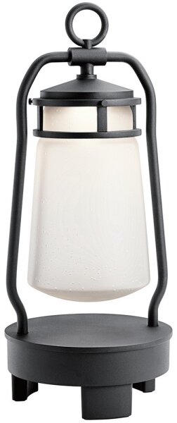Elstead KL-LYNDON-BT-B-BK - LED Venkovní lampa s reproduktorem LED/3W/230V IP44