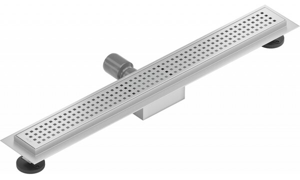 Mexen Flat nerezový sprchový žlab 50 cm vzor M08, 1025050-15