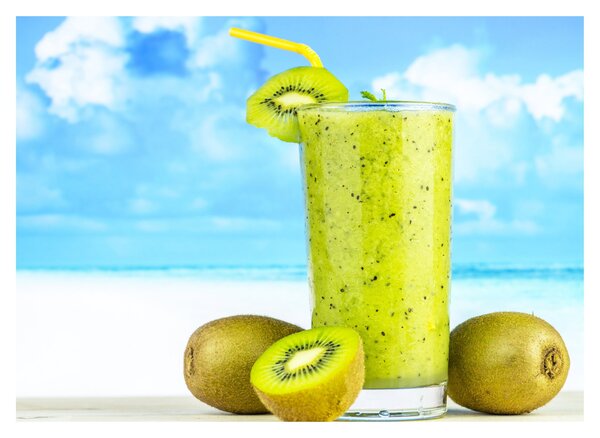 Obraz - kiwi smoothie (70x50 cm)