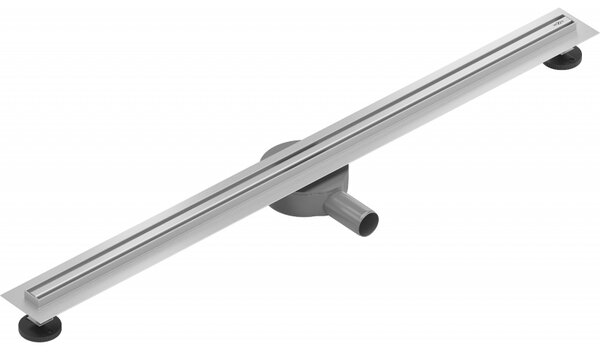 Mexen Flat nerezový sprchový žlab s rotačním 360° sifonem 80 cm, vzor SLIM, 1041080