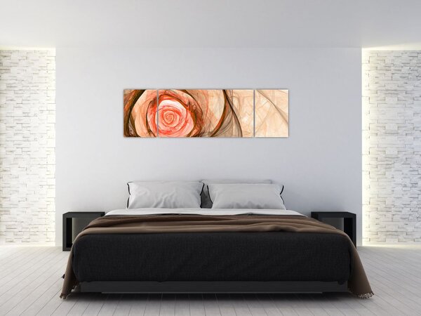 Obraz - Růže uměleckého duchu (170x50 cm)