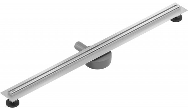 Mexen Flat nerezový sprchový žlab s rotačním 360° sifonem 80 cm, vzor SLIM, 1041080