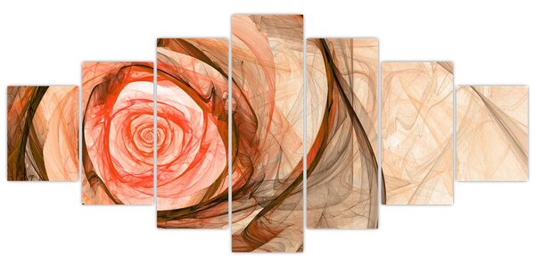 Obraz - Růže uměleckého duchu (210x100 cm)