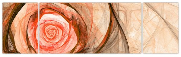 Obraz - Růže uměleckého duchu (170x50 cm)