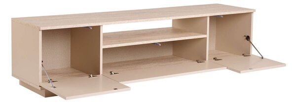 TV skříňka Verat (norková + travertin). Akce -25%