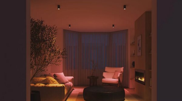 Hue Philips LED žárovka GU10 4,2W, nastavitelná bílá, 3 ks, EU