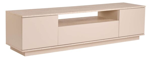 TV skříňka Verat (norková + travertin). Akce -25%