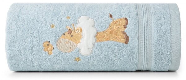 Eurofirany Bavlněný dětský ručník BABY41 50x90 cm modrý