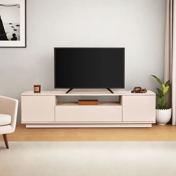 TV skříňka Verat (norková + travertin). Akce -25%