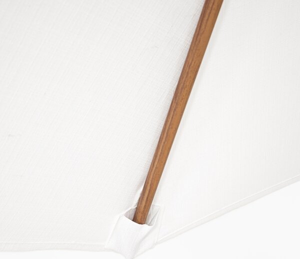 Bizzotto Bílý slunečník Palinuro 300 cm