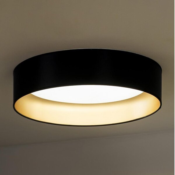 Duolla - LED Stropní svítidlo ROLLER LED/24W/230V pr. 45 cm černá/zlatá