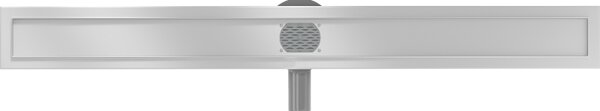 Mexen Flat nerezový sprchový žlab 80 cm s rotačním 360° sifonem - tělo žlabu bez krytu, nerez, 1040080