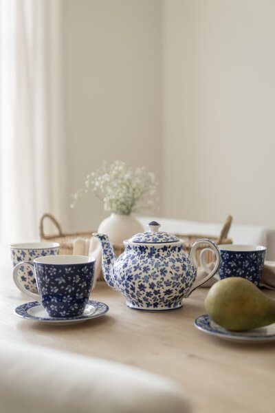 Porcelánový talíř Dahla Blue 15 cm
