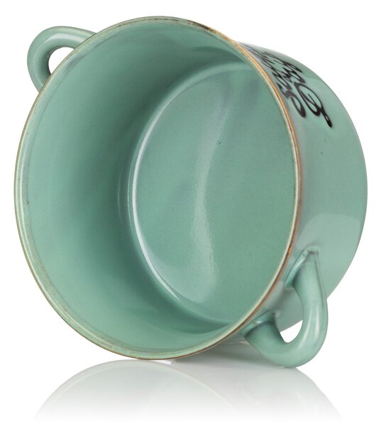 Siaki Collection Kameninová polévková miska Freedom 500 ml zelená