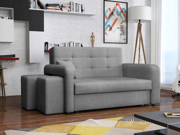 Rozkládací pohovka s taburetami Clivia Home II, Taburet: leva strana, Potah: Manila 37 Mirjan24 5903211056314