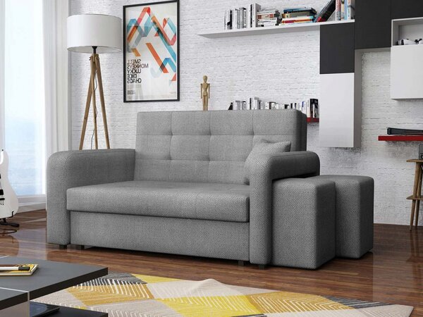 Rozkládací pohovka s taburetami Clivia Home II, Taburet: leva strana, Potah: Manila 37 Mirjan24 5903211056314