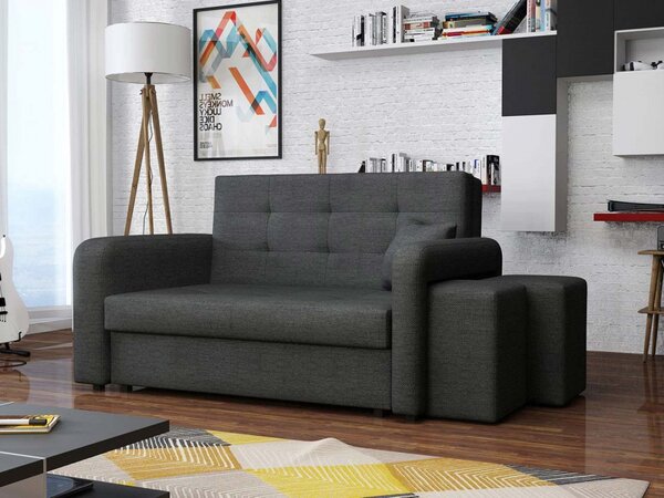 Rozkládací pohovka s taburetami Clivia Home II, Taburet: leva strana, Potah: Manila 37 Mirjan24 5903211056314