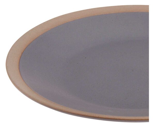 Kameninový dezertní talíř Clay, (fi) 18 cm, hnědý