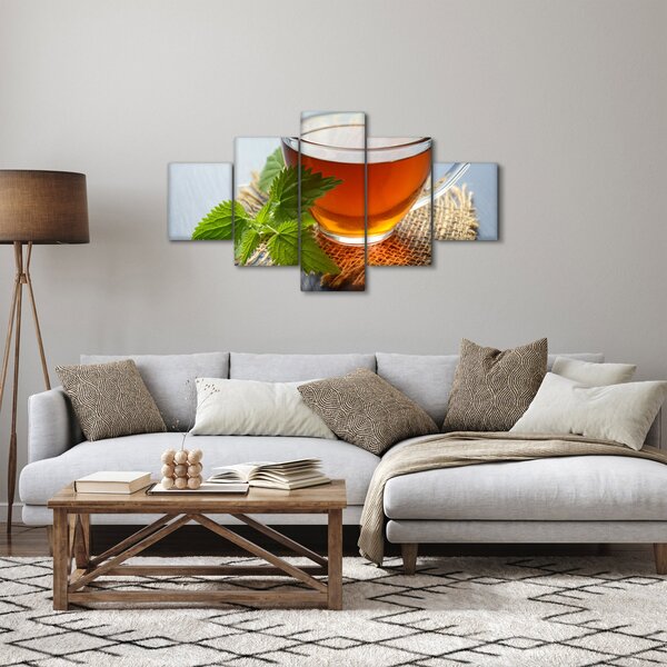 Obraz šálku s čajem (125x70 cm)