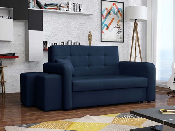 Rozkládací pohovka s taburetami Clivia Home II, Taburet: leva strana, Potah: Enjoy 2 5903211056116