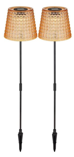 Globo 36635-2A - SADA 2x LED Solární svítidlo SOLAR LED/0,06W/3V IP44 oranžová