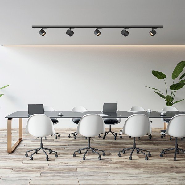 IRIS 9 pro tříokr. lištu černá 230V LED 12W 24° 3000K - RED - DESIGN RENDL