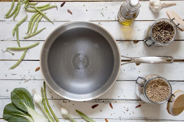 PÁNEV WOK 30 cm cm ELO - Online Only vaření, Online Only