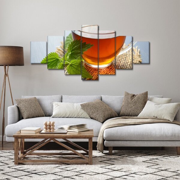 Obraz šálku s čajem (210x100 cm)