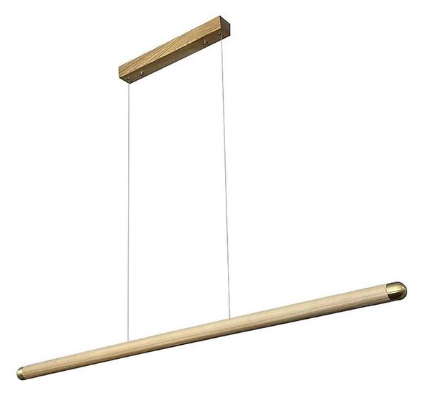 LED Lustr na lanku LED/22W/230V 4000K 120 cm jasan/masiv