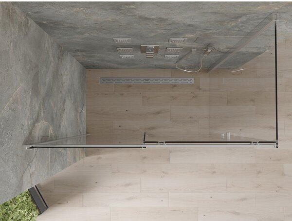 Mexen Omega posuvná sprchová kabina 160 x 90 cm, transparentní, chromová - 825-160-090-01-00
