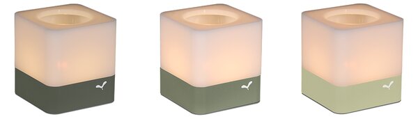 Svícen na čajovou svíčku Cuub Greens - set 3 ks Fermob