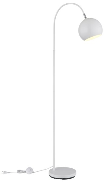 Globo 24779W - Stojací lampa BENNO 1xE27/60W/230V bílá