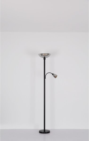 Globo 58903 - Stojací lampa BLADE 1xE27/60W/230V + 1xE14/40W